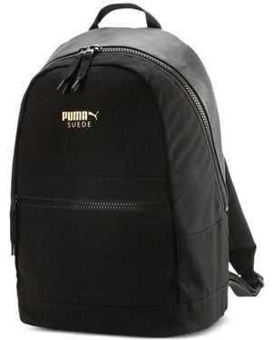 PUMA Logo-Print Backpack - Black