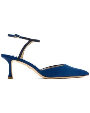 Badgley Mischka Pumps Autumn Con Cristalli - Blu