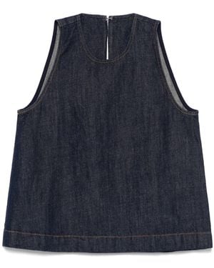 7 For All Mankind Oberteil Aus Denim - Blau