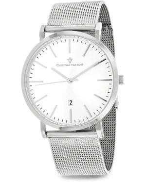 Christian Van Sant Montre Paradigm Mm À Bracelet En Mesh - Grey