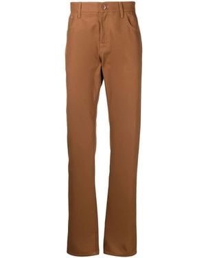 Raf Simons Hose Mit Schmalem Schnitt - Braun
