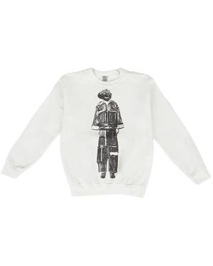 DRx FARMAxY FOR LN-CC Graphic-Print Sweatshirt - White