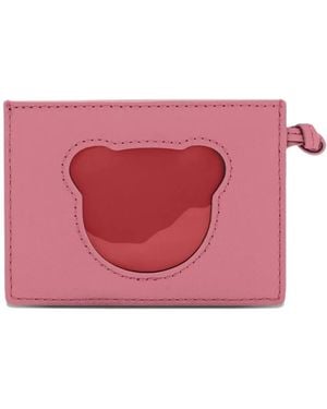 Furla ベア カットアウト カードケース - ピンク