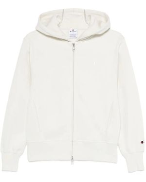 Champion Logo-detail Zip-up Hoodie - ホワイト