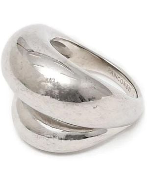 Panconesi Double-Band Ring - White