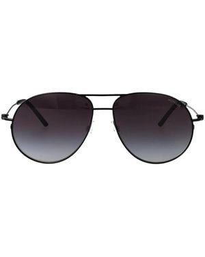 Moncler Occhiali Da Sole Flyze Stile Pilota - Nero