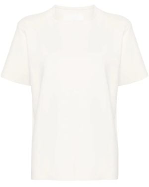Jil Sander Fine-ribbed Top - White