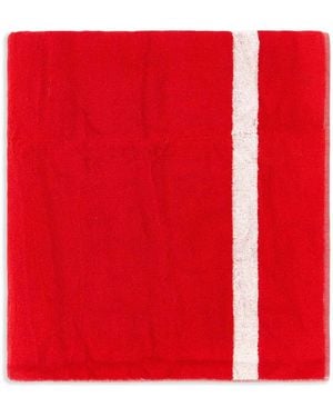 KENZO Intarsia-Logo Beach Towel - Red
