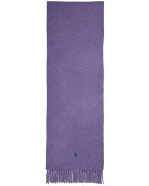 Polo Ralph Lauren Wool Scarf - Purple
