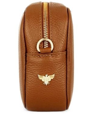 Apatchy London The Tassel Leather Crossbody Bag - Brown