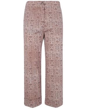 Pierre Louis Mascia Hose mit geometrischem Print - Pink