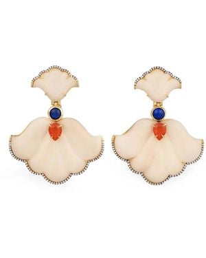 Silvia Furmanovich Boucles D'Oreilles Jarina Dervish En Pierres - Natural