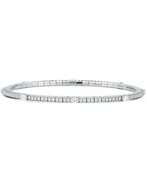 ’ROBERTO DEMEGLIO Diamond Multi-Shaped Tennis Bracelet - White