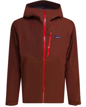 Patagonia Veste Zippée À Capuche - Rouge