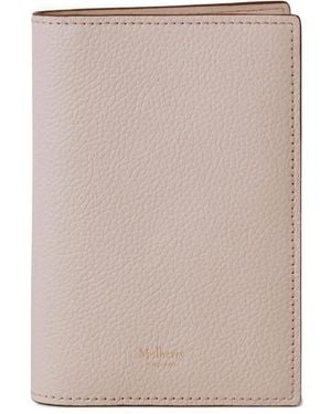 Mulberry Leather Passport Cover - Natural