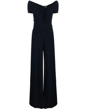 Talbot Runhof Neckholder-Jumpsuit - Blau