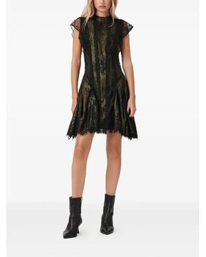 AllSaints Fleur レース ミニドレス - ブラック
