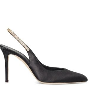 Temperley London Escarpins Raven À Bride Arrière - Noir