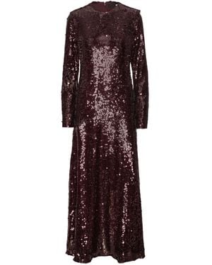 ROTATE BIRGER CHRISTENSEN Sequin Maxi Dress - Purple