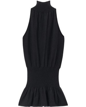 Alexander Wang ホルターネック ドレス - ブルー