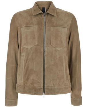 Low Brand Surchemise En Daim - Brown