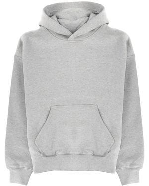 Purple Brand Cotton Hoodie - Grey