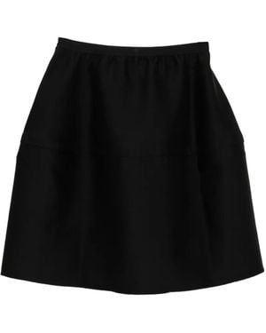 JNBY Pintucked Midi Skirt - Black