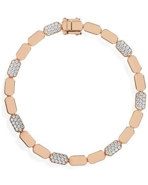 Apm Monaco Dainty Crystal-Embellished Bracelet - Metallic