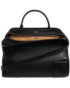 Loewe Amazona Logo-Print Tote Bag - Black