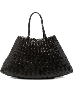 Dragon Diffusion Santa Croce Small Dark Tote Bag - Black