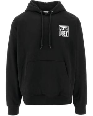 Obey Eyes Icon hoodie - Schwarz