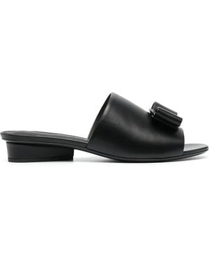 Ferragamo Sandales À Détails De Nœuds - Black