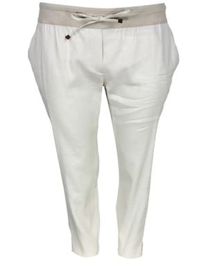 Lorena Antoniazzi Drawstring Trousers - Grey