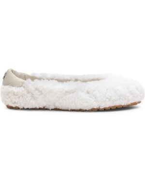 Casadei Marmolada Ballet Flats - White