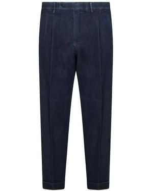 GTA IL PANTALONE Pleated Trousers - Blue