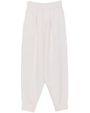 Coperni Sarouel Ribgebreide Broek - Wit