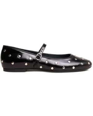 JONAK PARIS Danaelle Studded Ballet Flats - White
