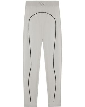 Off-White c/o Virgil Abloh Off Stamp Leggings - Gray