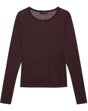 Anine Bing Sylvie ロングtシャツ - パープル