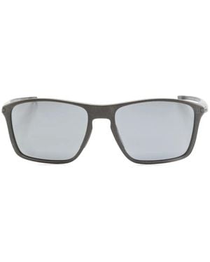 Tag Heuer Lunettes De Soleil À Monture Rectangulaire - Gris