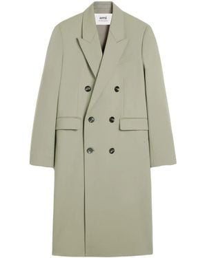 Ami Paris Blazer Con Doble Botonadura - Neutro