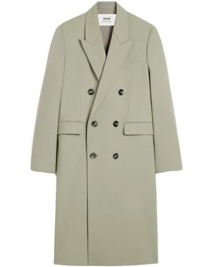Ami Paris Blazer Met Dubbele Rij Knopen - Naturel