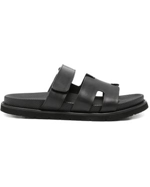 SERGIO MORETTI FIRENZE Sandalen Mit Klettverschluss - Schwarz