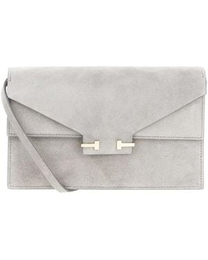 Tom Ford Mini Aube Shoulder Bag - Grey