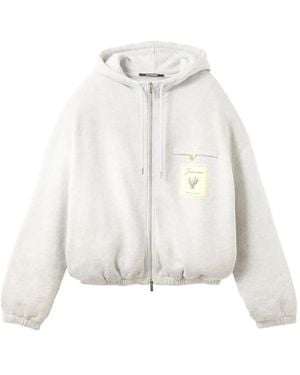 Jacquemus Le Hoodie Torneo - White