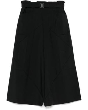 Issey Miyake Edge Bottom パンツ - ブラック