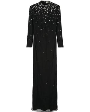 The New Arrivals Ilkyaz Ozel Catroux Maxi Dress - Black