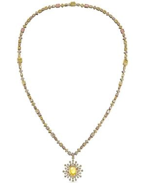 Anabela Chan 18Kt Spectra Multi-Stone Necklace - Metallic