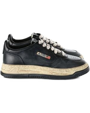 Maison Mihara Yasuhiro X Autry Leather Sneakers - ブラック