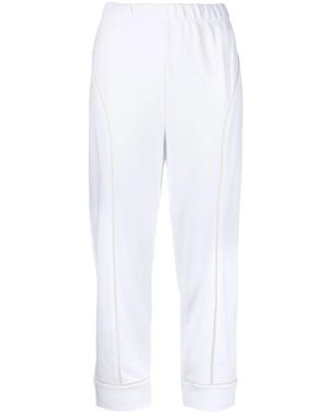 Stella McCartney ジップ トラックパンツ - ホワイト